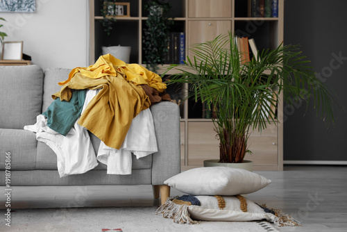 Interior of living room wit...
