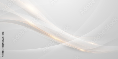 white background design With luxurious golden effect elements. Vector illustration