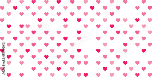 Love text heart pattern vector illustration, pink and red hearts arranged to spell word LOVE, romantic affection concept design