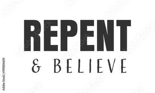 Lent Season Christian Quotes Typography. Faith Based Bible Sayings for Easter, Religious T Shirt Design, Prayer Fast Repent Christian Lettering Collection