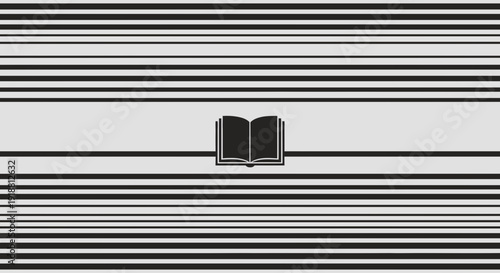 book on musical staff lines