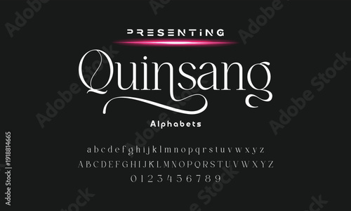 Elegant ligature alphabet letters font logo. Typography luxury classic lettering serif fonts decorative wedding vintage retro logos, design for fashion,beauty shop and brand . vector illustration