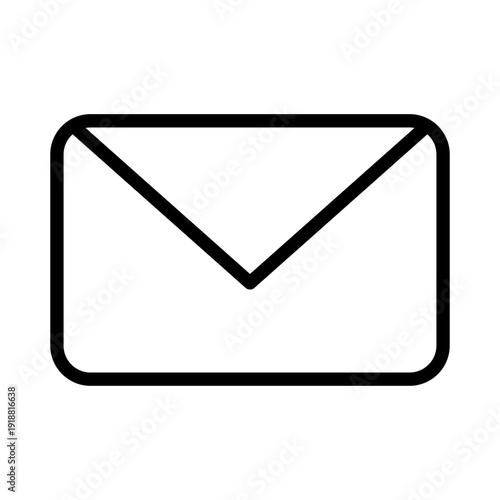 Classic envelope icon representing email correspondence and digital mail delivery