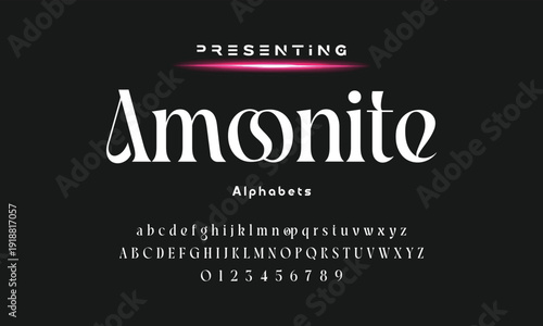 Elegant ligature alphabet letters font logo. Typography luxury classic lettering serif fonts decorative wedding vintage retro logos, design for fashion,beauty shop and brand . vector illustration