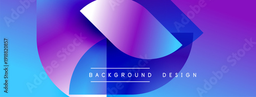 Abstract fluid shapes, vibrant colors blend. Modern design elements create dynamic visual impact. Background suggests innovation, technology.