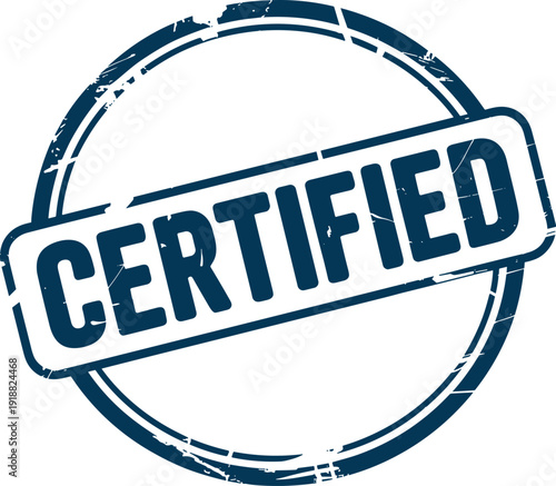 Certified Quality Stamp Image: A Seal of Approval for Trust, Credibility, and Excellence, Evoking a Sense of Reliability and Assurance in Products and Services