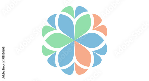 colorful flower logo