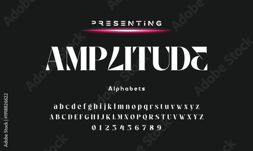 Lettering Minimalist Fashion. Elegant alphabet letters serif font and number. Typography fonts regular uppercase, lowercase.