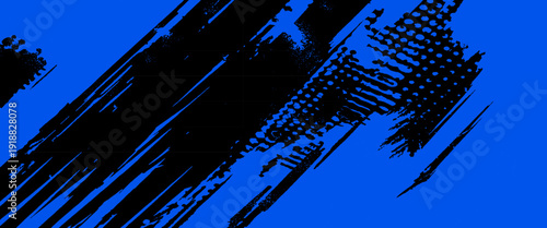 Vector graffiti brush strokes grange sport style background.