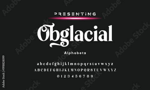 Lettering Minimalist Fashion. Elegant alphabet letters serif font and number. Typography fonts regular uppercase, lowercase.