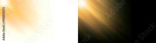 Photography PNG image of Abstract golden light rays streaking diagonally across a dark canva