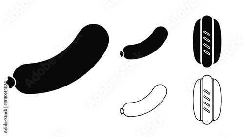 Shoe sole prints vector icon set flat design - Line and glyph icon set - Stickers and Clipart - PNG and SVG Icon collection - Lineal icons - Editable icon