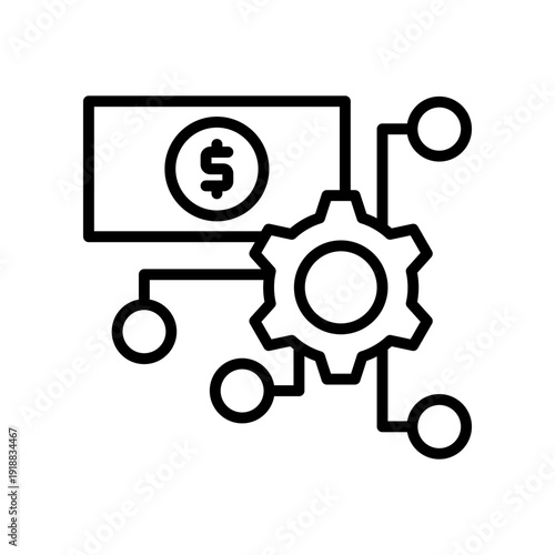 Money Management line icon