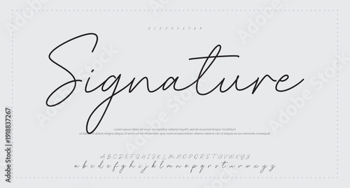Script Brush Font Type Font lettering handwritten 