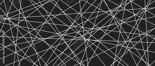 Chaotic straight diagonal strokes create dynamic monochrome vector texture with asymmetric angular composition perfect for modern minimalist artistic backgrounds and edgy graphic projects.