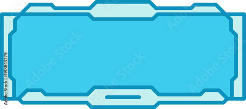 Futuristic HUD interface display