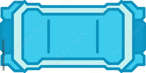 Futuristic HUD interface display