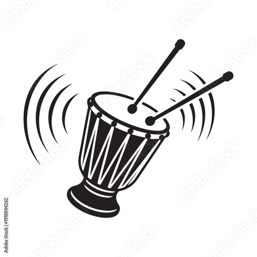 Traditional Bedug Drum for Ramadan Prayer Time