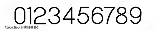 Simple black number 1 2 3 4 5 6 7 8 9. Cricket jersey number. Player number. counting alphabet. 