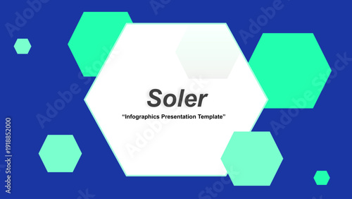 Hexagonal Infographic Template