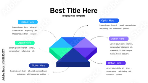 Hexagonal Infographic Template