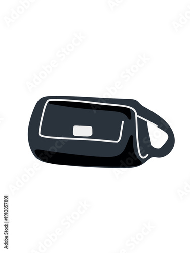 compact sports toiletry bag vector illustration design