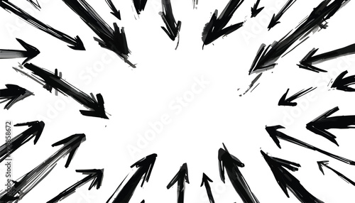 Collection of clean user interface icons illustrating a left-pointing arrow symbol set against contrasting blue and white backgrounds for navigation needs