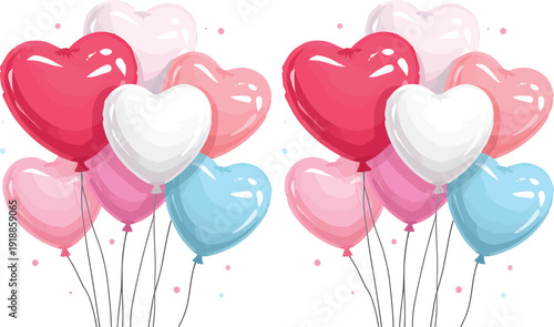 Collection of five charming decorative pink frames and borders featuring bows and elegant vintage scrollwork designs perfect for sweet invitations or crafting projects.