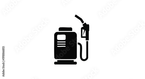 Fuel Pump Silhouette Icon