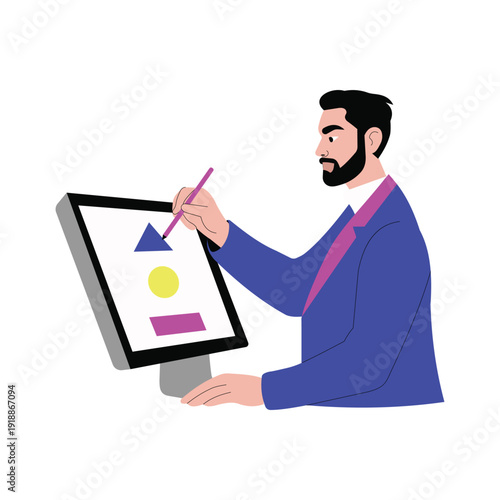 Digital Illustration Vector illustration. EPS 10 file