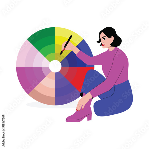 Color Selection Vector illustration. EPS 10 file