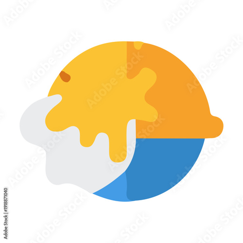 Dessert Icon with Topping