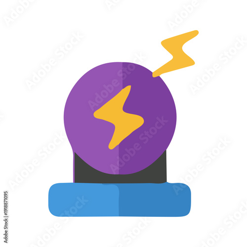 Electric Crystal Ball Icon