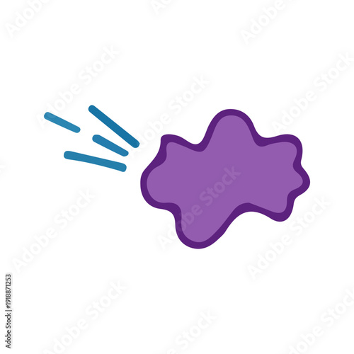 Purple Splatter Spray Icon