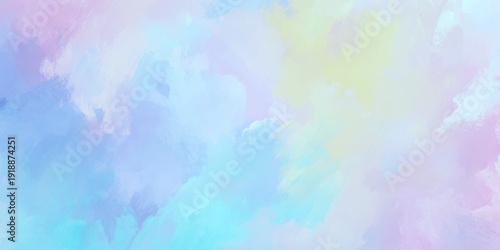 Fantasy smooth light pink purple shades and blue watercolor paper textured illustration for design and abstract watercolor hand painted background