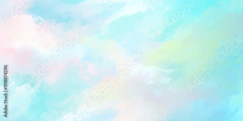 Fantasy smooth light pink purple shades and blue watercolor paper textured illustration for design and abstract watercolor hand painted background