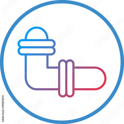Pipe Line Icon Style