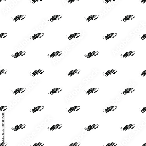 Stun gun device icons creating a seamless pattern for personal safety