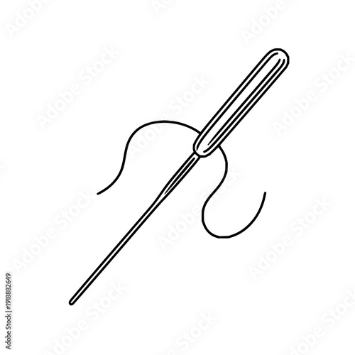 Sewing Needle with Thread