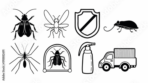 Collection of colorful entertainment icons depicting movies, music, and gaming, suitable for digital platforms