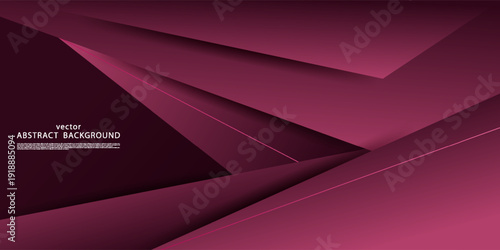 Purple abstract banner background. Simple and elegant square paper cut concept element design with overlapping shapes. Vector Eps10