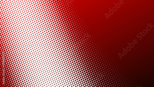 Dark Red Gradient with Halftone Dot Abstract Background in Modern Minimal Digital Design Style