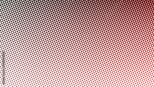 Dark Red Gradient with Halftone Dot Abstract Background in Modern Minimal Digital Design Style