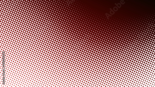 Dark Red Gradient with Halftone Dot Abstract Background in Modern Minimal Digital Design Style