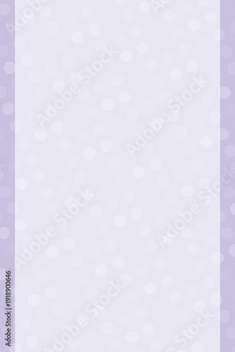 Pastel Lavender Purple Polka Dot Background with Copy Space, High Resolution Soft Nuance Color Texture, Vertical Full Frame, 余白のある使いやすいドット背景縦長