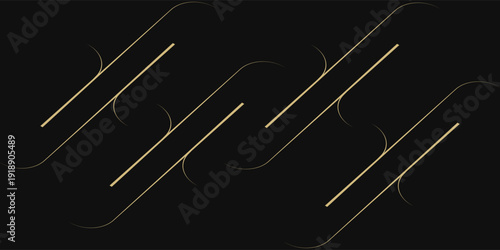 Elegant luxury background with diagonal shapes in black and gold design for banners, posters, presentations, advertisements