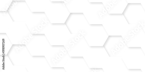 White abstract honeycomb mosaic and tile geometric hexagon vector illustration. geometric digital technology polygon science vintage square mosaic and web cover business texture.