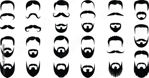 Black Silhouette Vector Set of Military Soldiers and SWAT Police Officers with Riot Shields and Rifles for Tactical Security Design