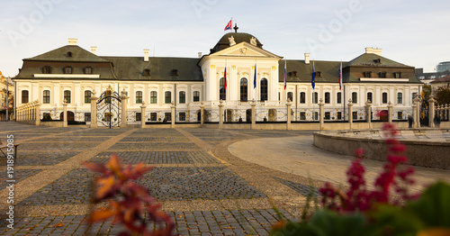 Photography Grasalkovic Palace or Presidential Palace is a Rococo building on Hodzovo town s