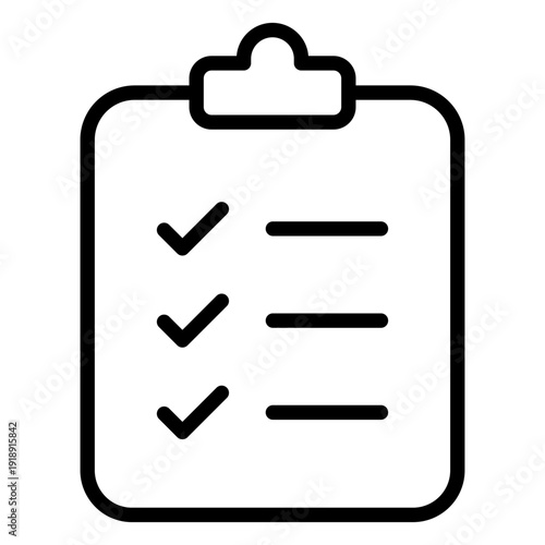 Evaluation Line Icon of Customer Experience and Feedback Icon Set